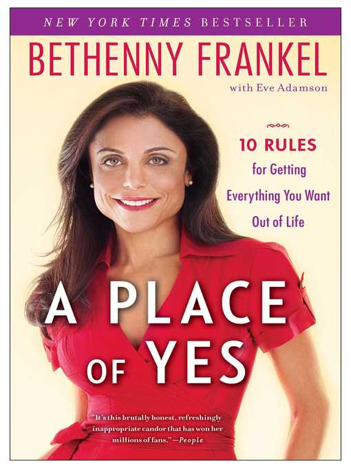 Title details for A Place of Yes by Bethenny Frankel - Wait list